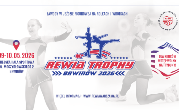 zawody jazdy figurowej na rolkach rewia trophy brwinów, organizator mks rewia warszawa